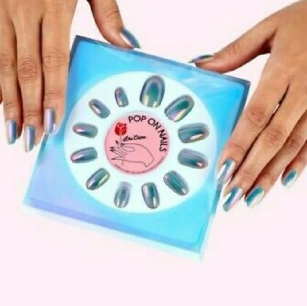 STORM Lime Crime DISCONTONUED Pop On Nails NWT